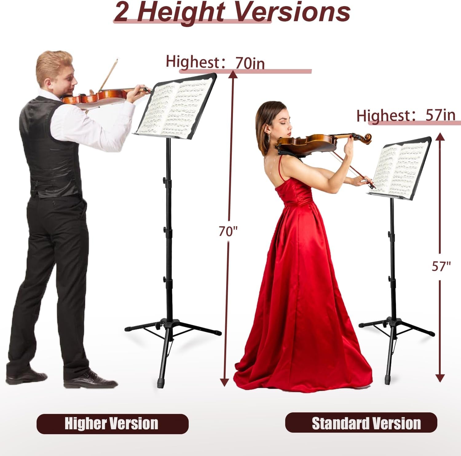 Sheet Music Stand, 33-70"