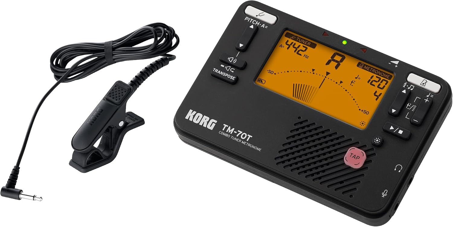 Korg TM-70 Tuner/Metronome - Black