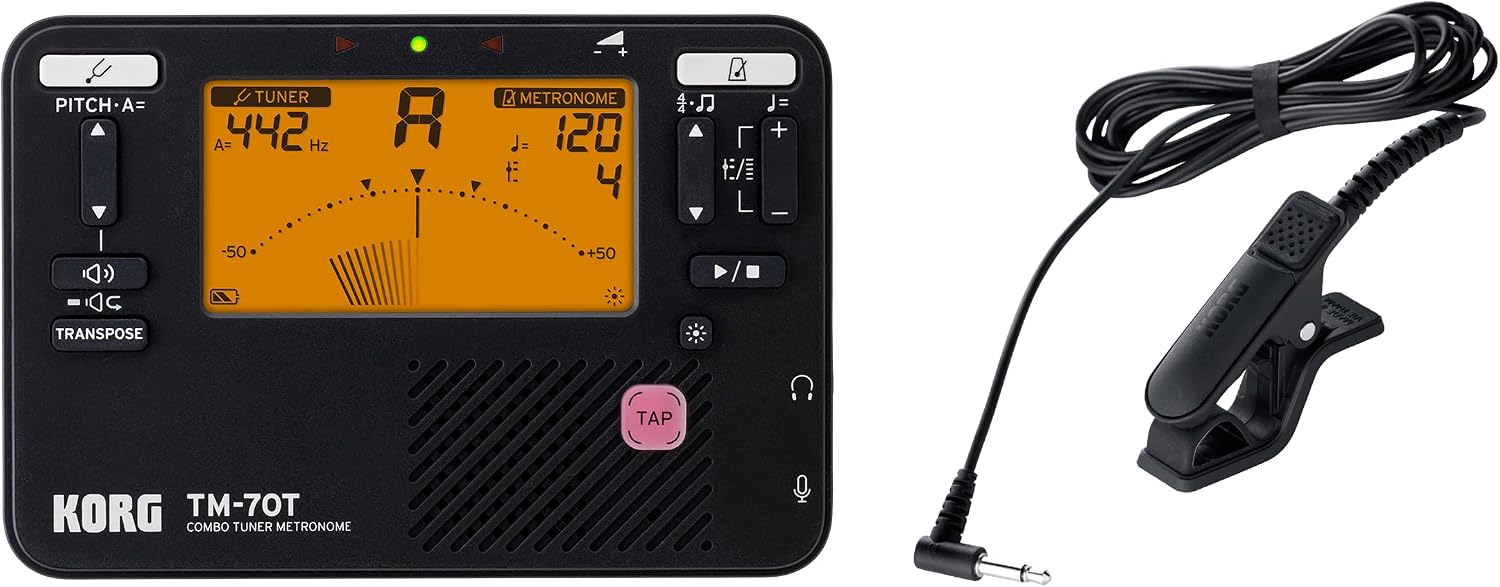 Korg TM-70 Tuner/Metronome - Black
