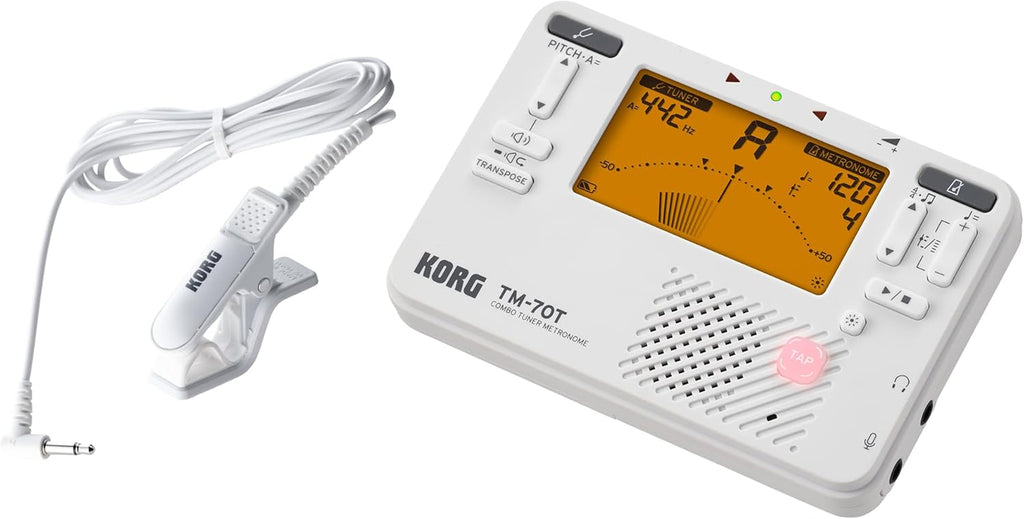 Korg TM-70 Tuner/Metronome - White