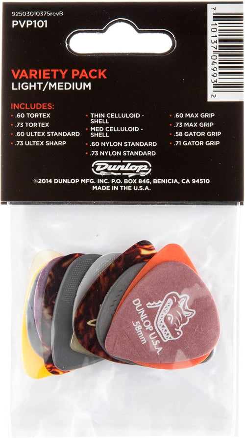 Dunlop Guitar Picks - 12 Pack