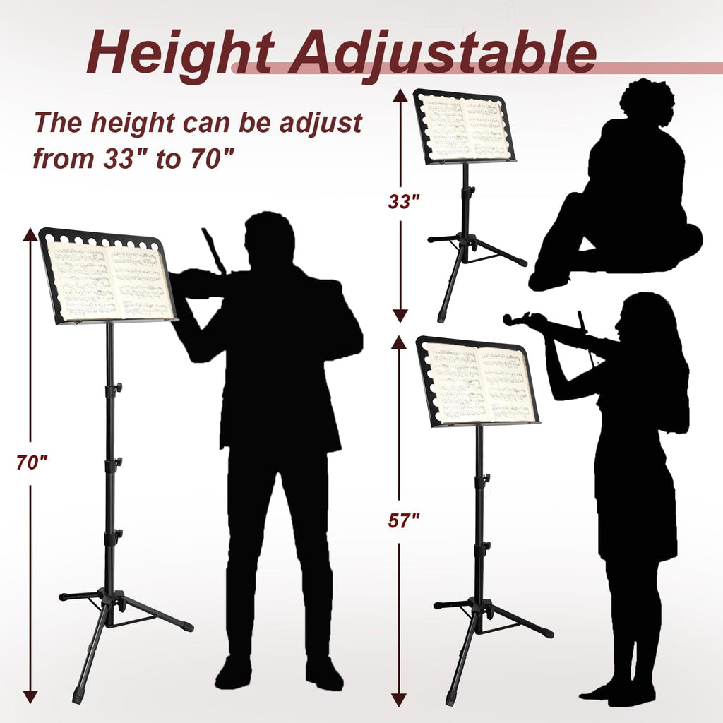 Sheet Music Stand, 33-70"