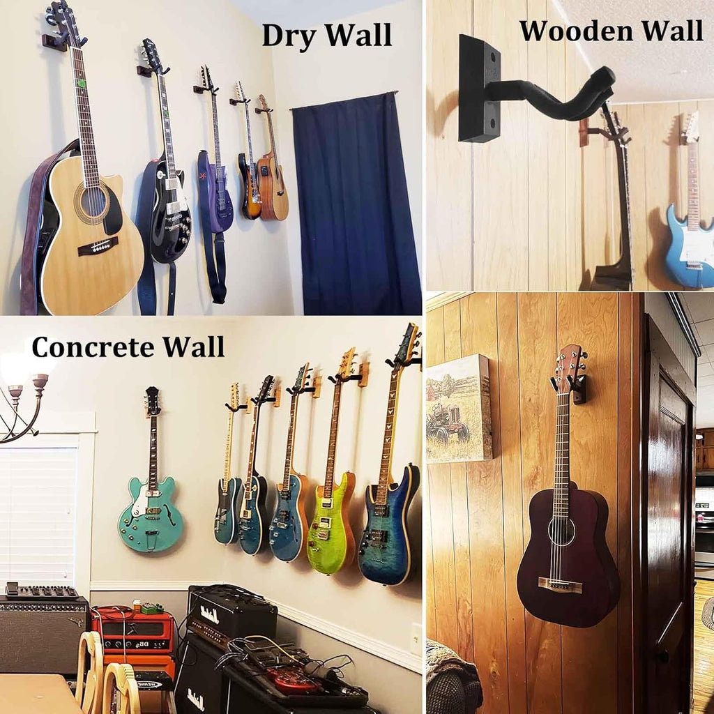 Guitar Wall Mounts, 2 Pack