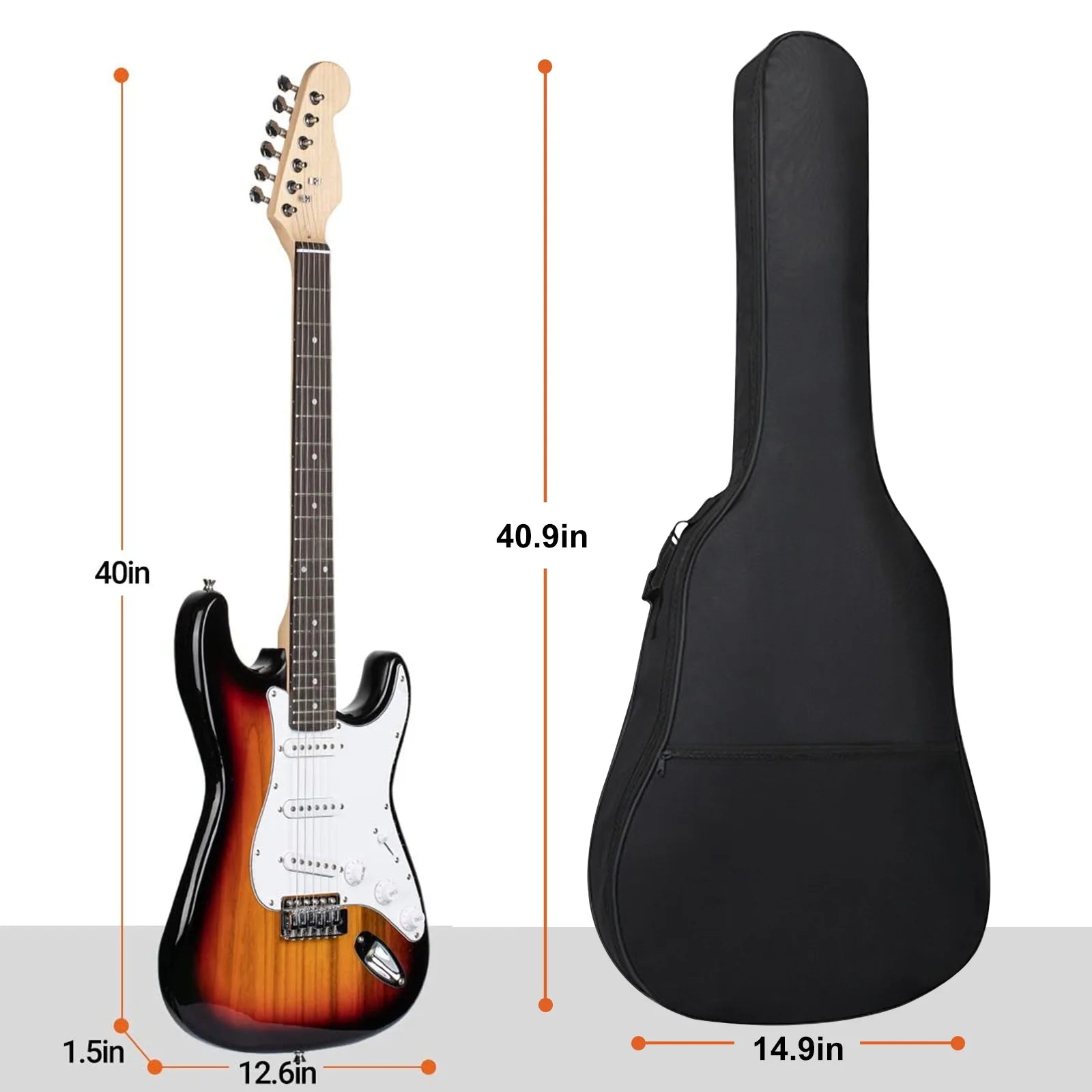 Slim Acoustic Guitar Bag,  40-41"